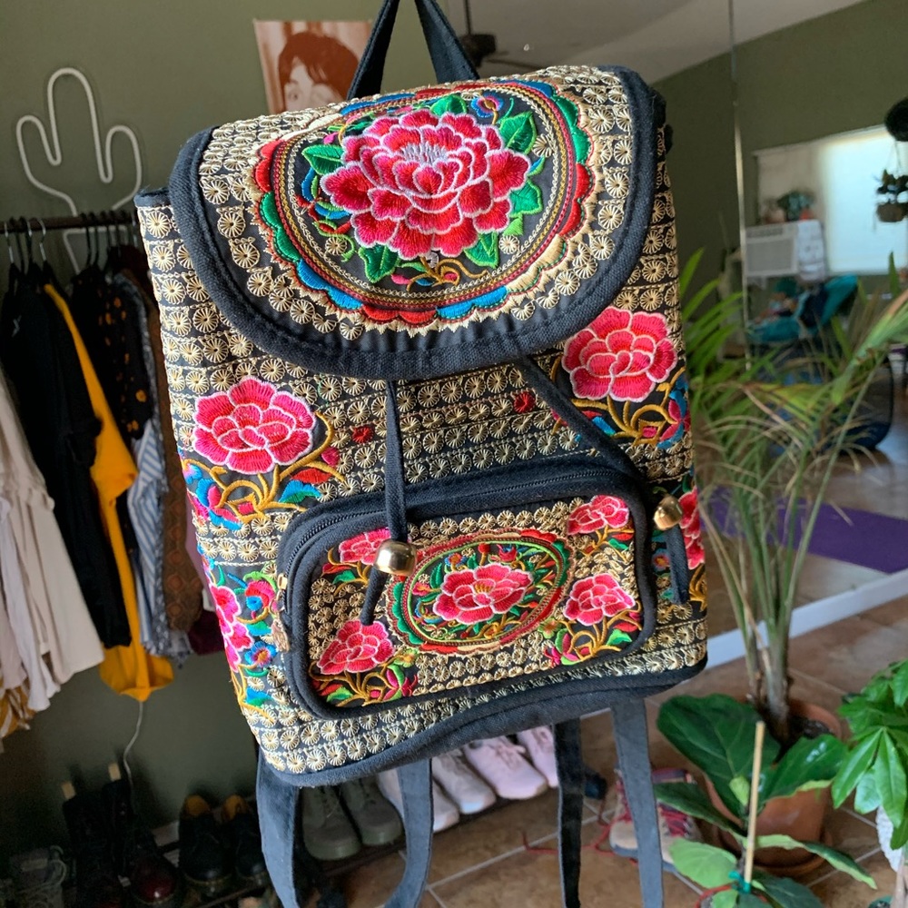 Floral Backpack